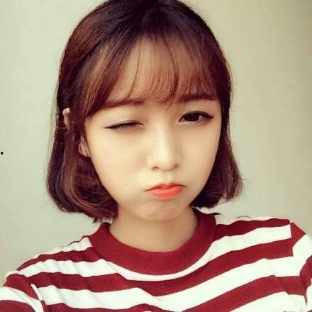 初中女生刘海生活照